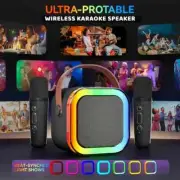 Karaoke Machine, Portable Wireless Mini Microphone Singing Speaker