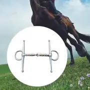 Horse Bit Training Equipment Horse Mouth Piece Full Cheek Bit Horse Ring Bit