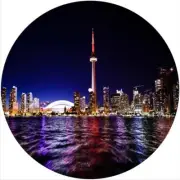 Slipmat Slip Mat Felt for 12" Turntable LP DJ Vinyl Record Player CITY TORONTO