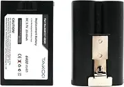 2-Pack 6400mAh Ring Stick Up Cam Replacement Battery Fit for Ring Spotlight Cam Video Doorbell 2/3/4 Peephole Cam PN 8AB1S7-0EN0 3.7V