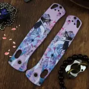 1 Pair Custom Made Titanium Alloy Grip Handle Scales for Benchmade Bugout 535