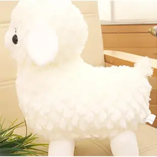 【TDL】療癒羊咩咩小羊綿羊絨毛娃娃玩偶抱枕35公分 45-00277(生日禮物 聖誕節)