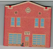 CATS MEOW TOLEDO NO. 18 FIREHOUSE SERIES (Signed 1994, Retired) NEW
