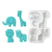 Convenient Silicone Animal Shape Cake Molds Easy Demold Dessert Making Mould
