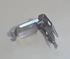 Mounting bracket for Comfortex cord loop and cordless operated silver