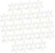 Sewroro Hand Sewing Needles Kit 100 Pcs Patchwork Needles u Pins Metal Curved Head for Sewing Projects and Embroidery