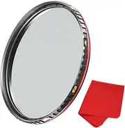 77mm X4 CPL Circular Polarizing Filter For Camera Lenses - SCHOTT B270 Glass Polarizer Filter - MRC16 - Nano Coating - Weather Sealed - 25 Year Support by Breakthrough Photography