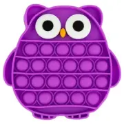 Purple Owl Pop Bubble Fidget Toy