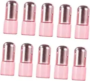 VICASKY 10pcs Essential Oil Roller Bottles Glass Perfume Roll Containers with Lid Leak Design for Blending Transporting Storing Oils