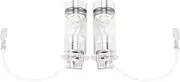 Suesacy 2Pcs 6000K White LED H3 100W 2323 Car Fog Light Bulb DRL