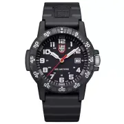 Luminox Leatherback Sea Turtle 44mm Black Rubber Band with Black Stainless Steel