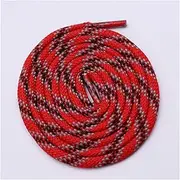 Replacement Durable Shoelaces Laces Shoe String,Shoelaces Round Drawstring Waist Sweater Hat Rope Polyester Fashion Grey Red Black Shoe Laces Sneaker(Color:2592 Red Grey Black,Size:70cm) (Color : 259