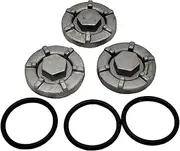 3Pcs Oil Drain Plug Bolt Caps and O-Rings For Yamaha Raptor Warrior Wolverine 350 XT350 Replace 4HC-15351-00-00