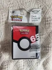 Ultra Pro: Red & White Pokémon Deck Protector Sleeves Poke Ball Pack Of 65