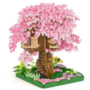 Wwxx Cherry Blossom Bonsai Tree Micro Building Blocks Sets For Girls, 2028pcs Mini Bricks Sakura Tree House, Great Gift For Kids 14+ages XH