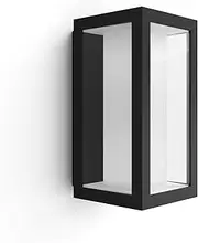 Philips Hue White and Colour Ambiance LED Impress Hue Wall Lantern Slim Black
