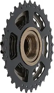 8 Speed Threaded Freewheel Smoother Speed Change 8 Speed Threaded Freewheel 13-32T, High‑Precision Tooth Outline, Easy Installation and Use, Suitable for Mountain Bikes and