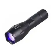LED 10W Power Aluminum Zoom Ultraviolet Flashlight Lamp Black Light Torch