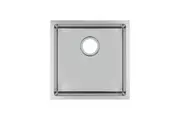 440x440x205mm Stainless Steel Handmade Single Bowl Sink for Flush Mount and Undermount