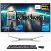 PC All IN One Aio 24 " FHD Touchscreen Windows 11 I5 4gb 120gb Fixed Webcam 2k_