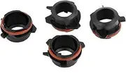 Sourcing map 4 Pcs Head Bulb Holder Adapters Xenon Car Headlight Mounting Bracket