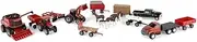 ERTL Case IH Farm Toy Value Playset with Tractors, Trucks, Farm Implements and Horses