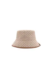 Max Mara Logo Plaque Bucket Hat 56,57,58 Nude