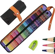 [Nakeey] 72 Colouring Pencils Set, Drawing Pencils Art Set for Professional Colour Mixing, Painting and Sketching, Wooden Colouring Pencils for Colouring Books for Adults, Students, Children