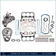✔Full Gasket Bolt Set Timing Chain Kit Water Pump 4.3L For 96-98 Chevrolet