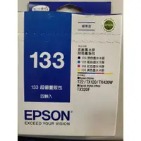 在飛比找蝦皮購物優惠-全新未拆封 EPSON 133 T133650 原廠墨水匣 