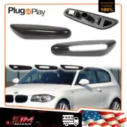 2X Smoke Dynamic White LED Front Side Marker Signal Light For BMW 1 3 5 X Series