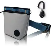 Dog Treat Pouch with Pet Training Clicker, Dog Training Treat Pouch Kit, Magnetic Closure, Hands-Free Training. (Grey)