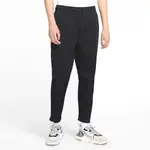 NIKE 長褲 NSW TE PANT WVN 全黑 滑面 抽繩 右側拉鍊 長褲 男 (布魯克林) CU4484-010