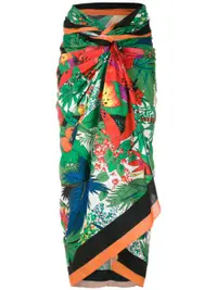 在飛比找Farfetch優惠-tropical-print sarong