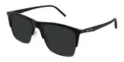 Saint Laurent SL 768/F Asian Fit 002 Men's Sunglasses Black Size 57