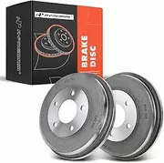 A-Premium Rear Disc Brake Drums Set Compatible with Ford Escape 2001-2007 & Mazda Tribute 2001-2006 & Mercury Mariner 2005-2007, Sport Utility, Driver and Passenger Side