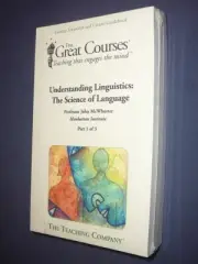 Teaching Co Great Courses TRANSCRIPT : UNDERSTANDING LINGUISTICS new & sealed