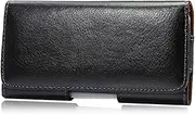 Horizontal Premium Genuine Leather Cell Phone Holster for 12 Pro Max, Belt Loop with Clip Pouch Holder for Samsung Galaxy S20 FE,S21 Ultra 5G,S21+ 5G,Note20, note20 ultra,s20 ultra,s20+