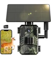 SEHMUA Cellular Trail Cameras Built-in 4G LTE SIM Card with 32GB, Live Streaming