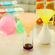 Kitchen Funnel - Candy Color Cooking Funnel Set of 5 - No Leakage Food for Bottles, Jars &