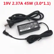 Original 19V 2.37A 45W Laptop Charger for Acer Chromebook 11 3.0*1.1mm Adapter