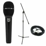 Electro-Voice Dynamic Cardioid Vocal Microphone with Essentials Accessories Kit