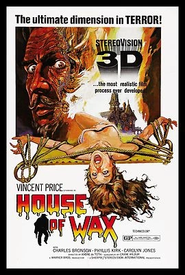 House of Wax Vincent Price Movie Poster Canvas Print Fridge Magnet 6x8 Large