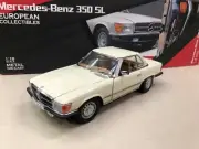 SunStar 1/18 Scale Mercedes Benz 350 SL Ivory Diecast car Model Toy Gift New
