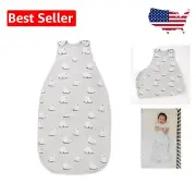 4-Season Baby Sleep Sack: Ultimate Merino Wool & Organic Cotton - Polar Bear