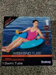 Hydro-Force - Blue Weekend Tube - Inflata-Shield Swim Tube -Brand New In Box!