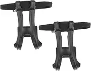 MUSISALY Bike Pedal Toe Clip Nylon Toe Straps for Bicycle Sturdy and Durable Road Bike Clip