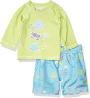 [Wippette] Boys' Baby Two Piece Printed Rashguard Sets