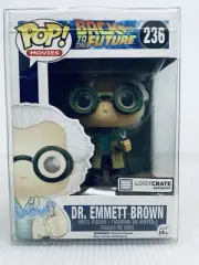 Funko Pop! Movies Back To The Future Dr. Emmett Brown 236 LootCrate Exclusive