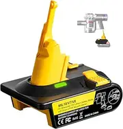 V7 V8 Battery Adapter for Dyson - Convert Milwaukee 18V Battery to Replace Dyson Battery - Compatible with V7 V8 Series Vacuum Cleaner - Easy Install with Unique Buckle Design